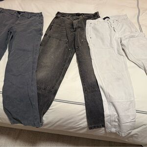 Abercrombie & Fitch Gray Baggy Pants